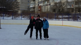 НА ГОРОДСКОМ КАТКЕ ЯНВАРЬ 2018 года